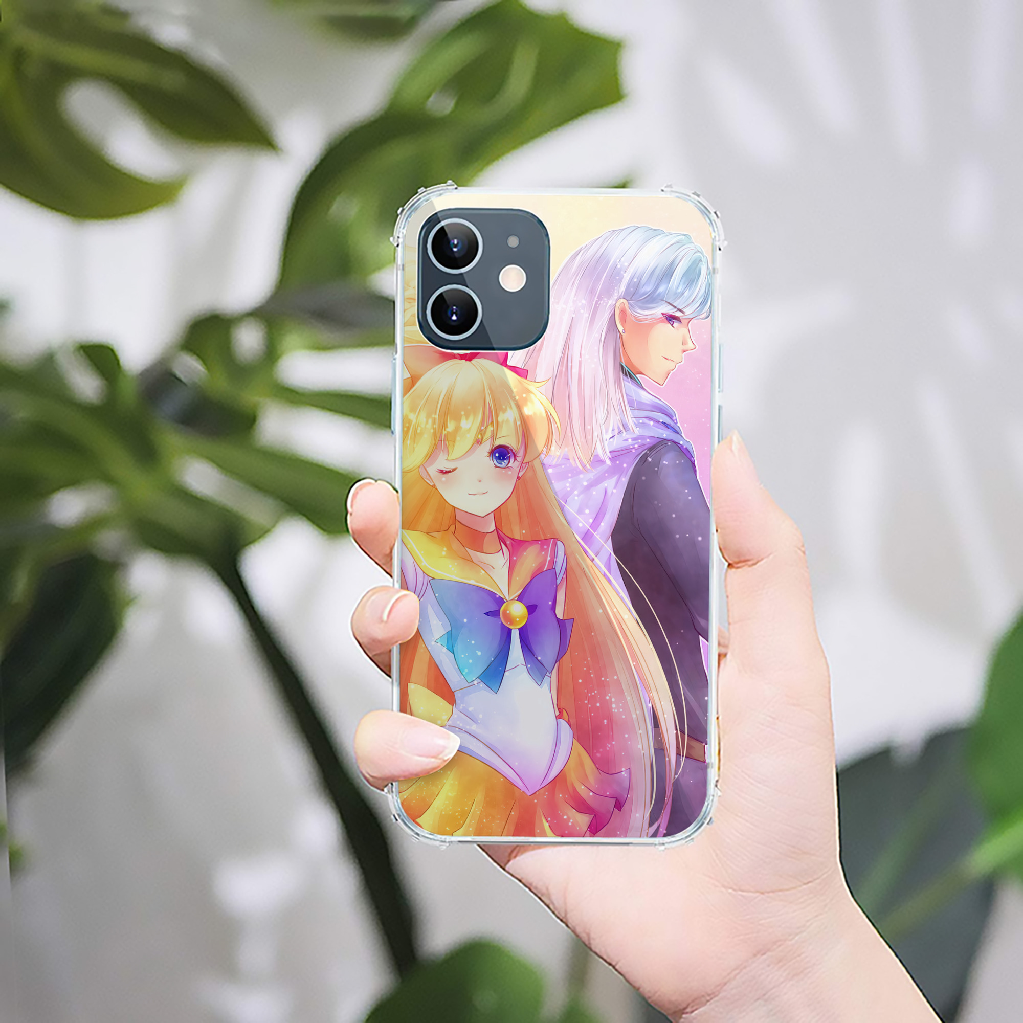 （画像用） 美少女戦士セーラームーン Sailor Moon 【iPhone 12シリーズ対応】透明スマホケース（クリアソフトケース）